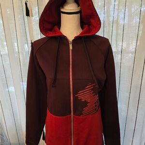 Under Armour Black and Red Lightweight Jacket